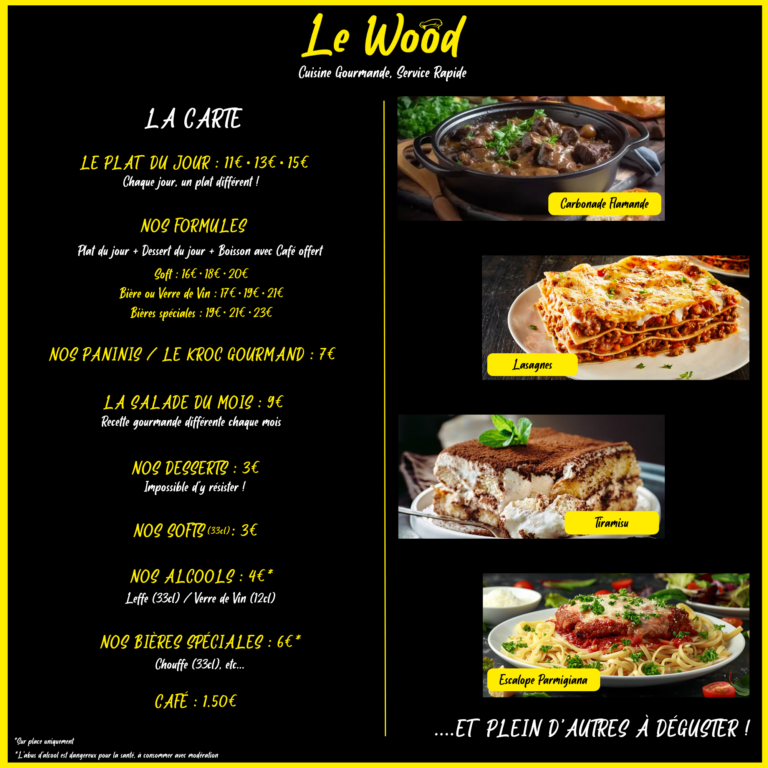 Restaurant Le Wood Maubeuge